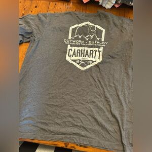 Carhartt Gray Graphic Short Sleeve Tee